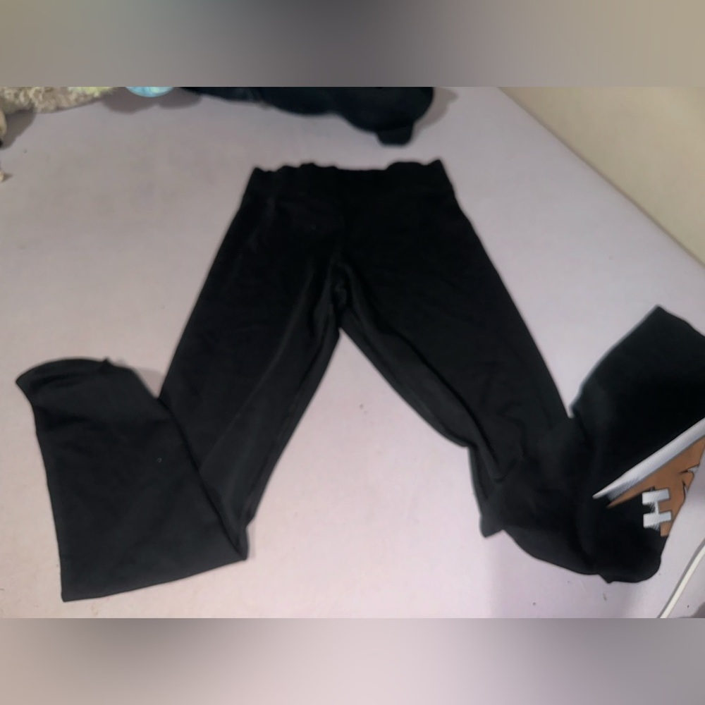 Women’s Small Leggings with Rose Gold Writing